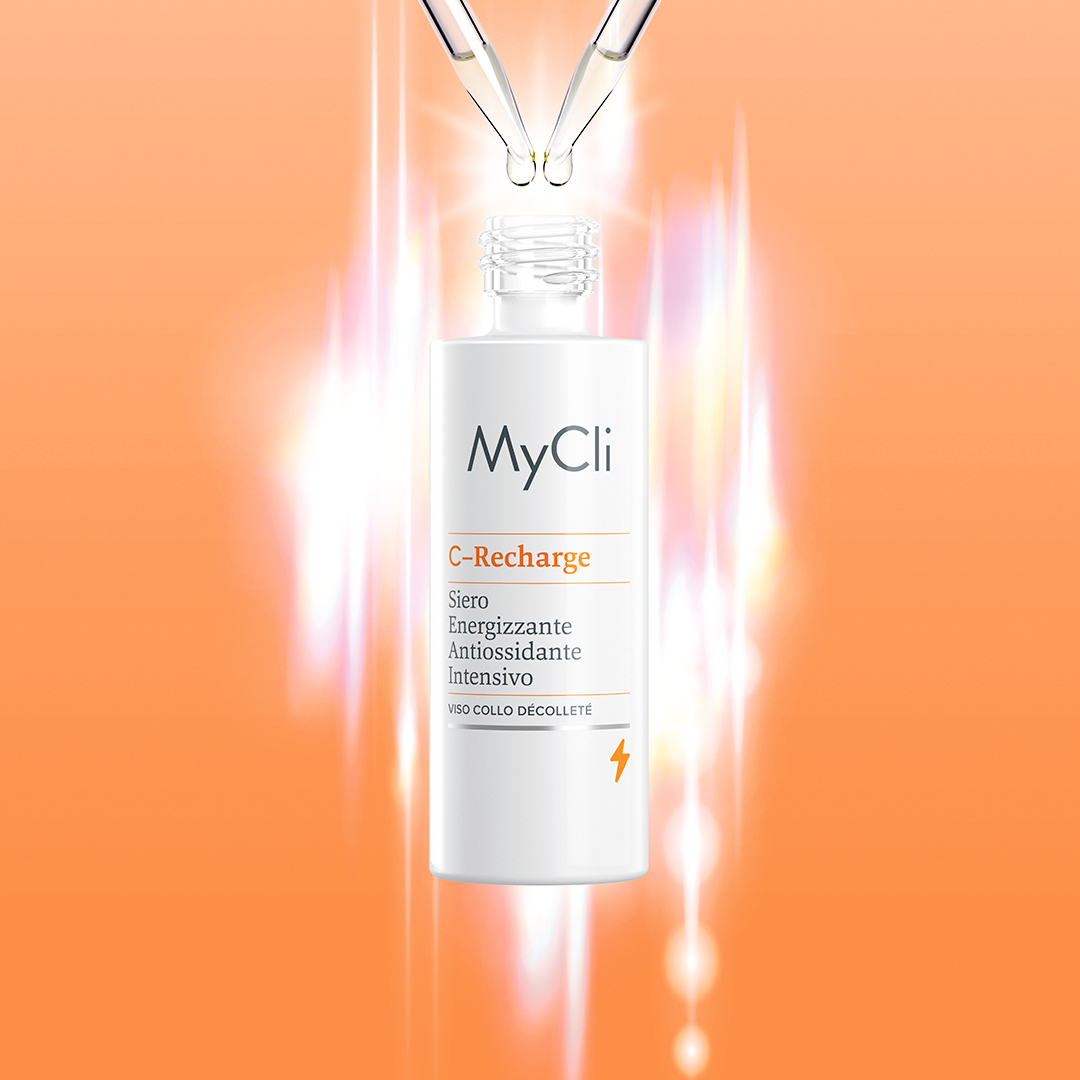 MyCli CRecharge Siero Rossetti brand design